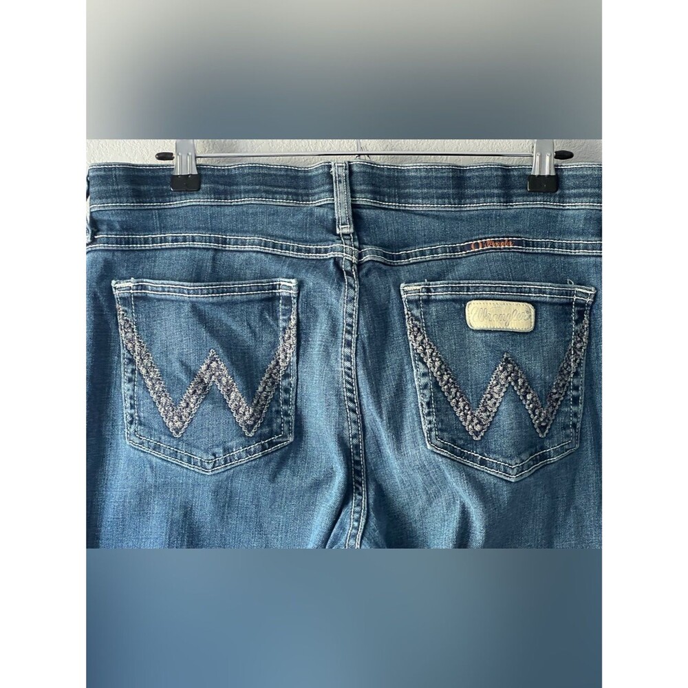 Wrangler Q Baby Bootcut Jeans Womens 13 14 x 32 Stretch Western Cowgirl Denim - Picture 4 of 8